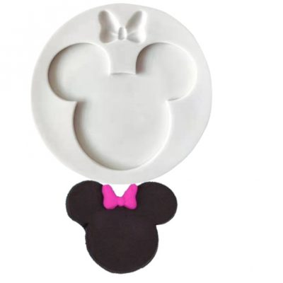Disney Minnie Mouse Cake Decor Fondant Silicon Mold Silicone Mould